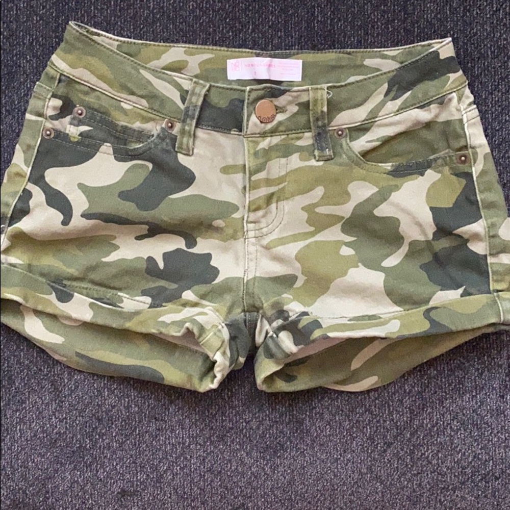 Army fatigue shorts